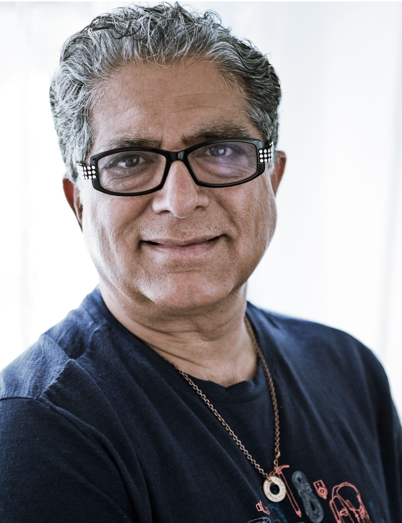Portrait of Deepak Chopra by New York Portrait Photographer Michael Weschler