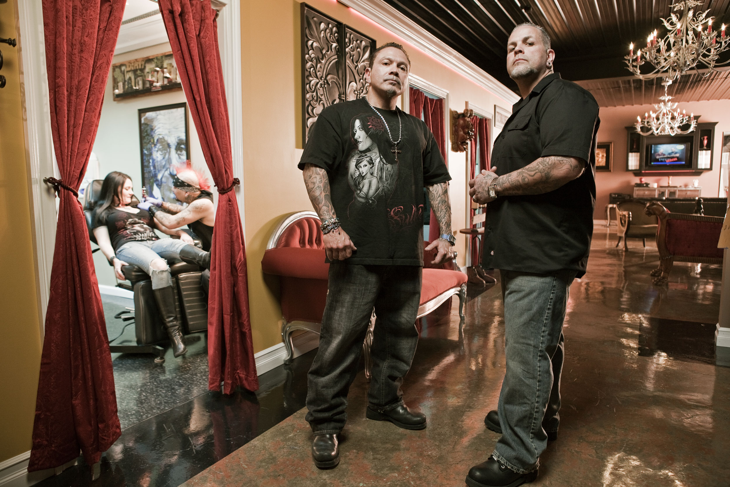 Portrait of the Cast of Tattoo Rescue by Michael Weschler